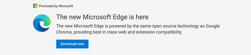 Nový Microsoft Edge.